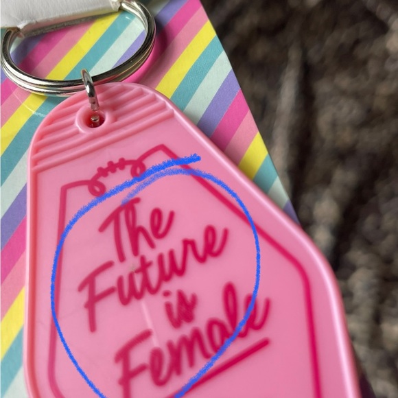 2 / $10 The Future is Female Keychain - Picture 6 of 6